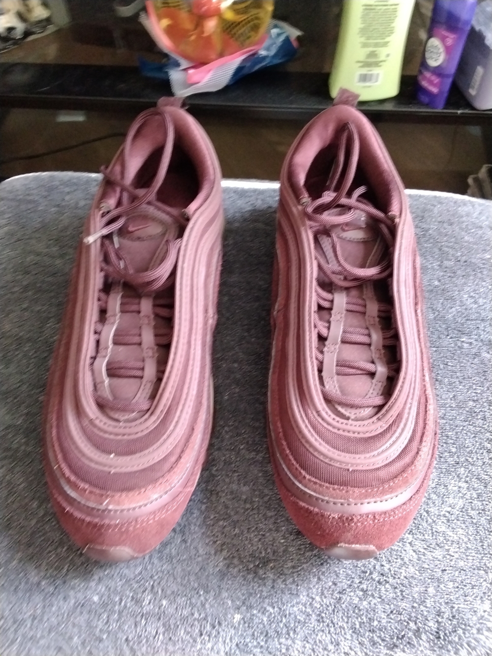 Nike Women’s Lace-Up Sneakers in Dusty Mauve
